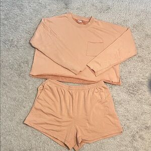 Aerie Warm Tan Lounge Set